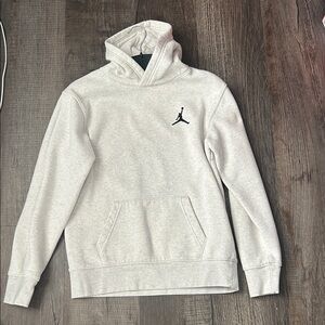 Jordan Men's Light Gray Hoodie
